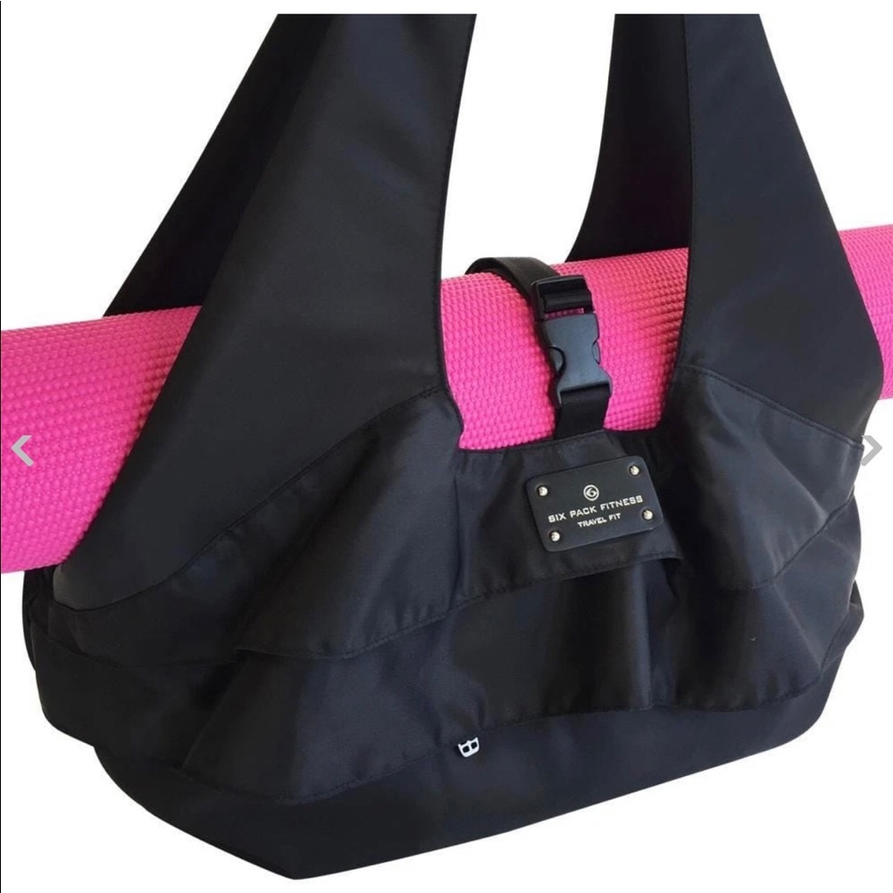 NWT SIX PACK FITNESS SANA YOGA MEAL PREP BAG WITH FOOD CONTAINERs - Picture 5 of 8